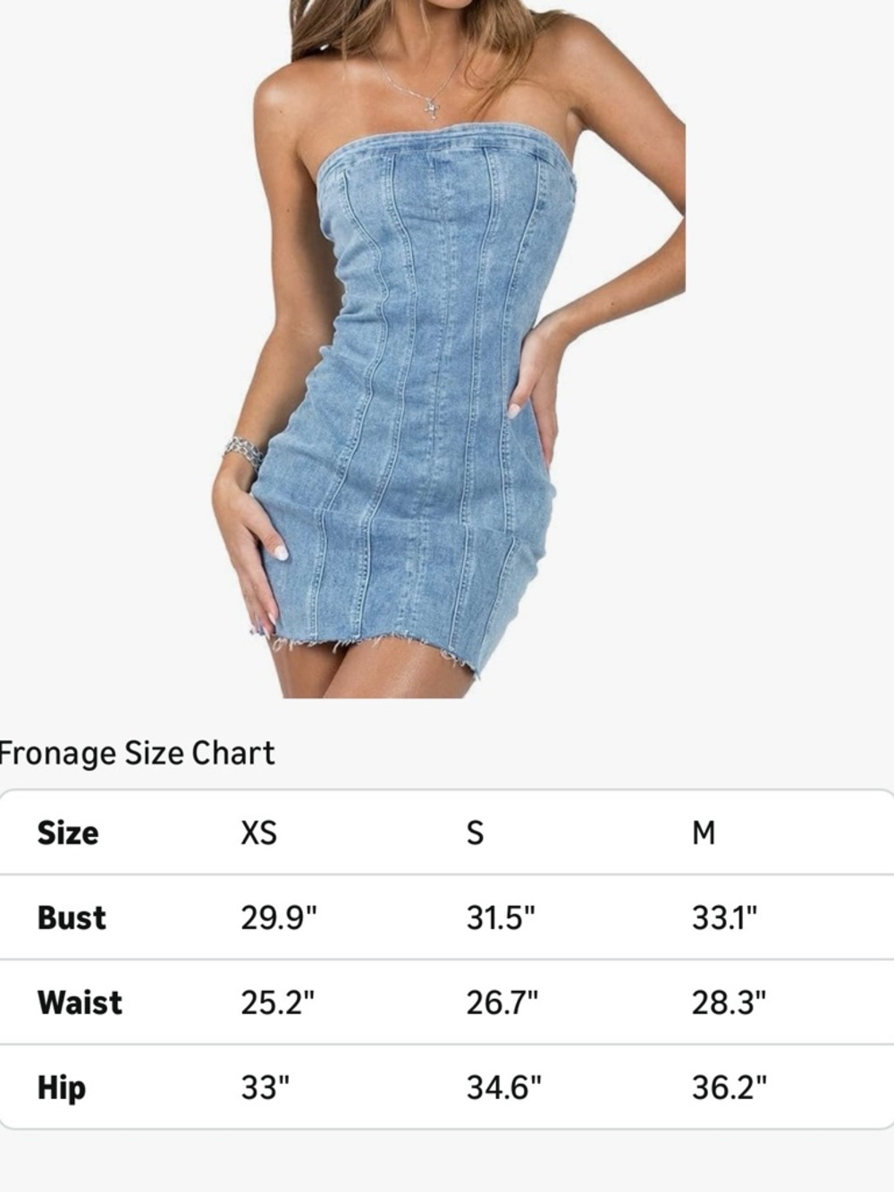Denim Mini Dress - Picture 5 of 5